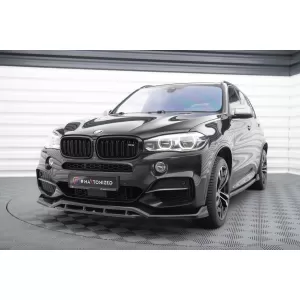 Maxton Design spoiler set suitable for side skirts, front, rear bumper and trunk of BMW X5 M-Pack F15 2013-2018, Gloss Black-image-6348965