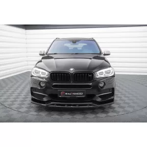 Maxton Design spoiler set suitable for side skirts, front, rear bumper and trunk of BMW X5 M-Pack F15 2013-2018, Gloss Black-image-6348966