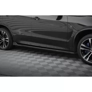Maxton Design spoiler set suitable for side skirts, front, rear bumper and trunk of BMW X5 M-Pack F15 2013-2018, Gloss Black-image-6348970