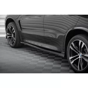 Maxton Design spoiler set suitable for side skirts, front, rear bumper and trunk of BMW X5 M-Pack F15 2013-2018, Gloss Black-image-6348971