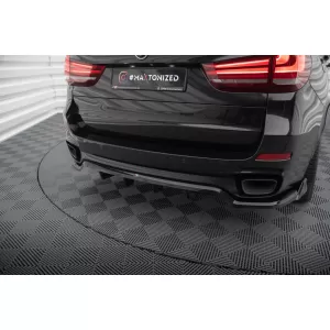 Maxton Design spoiler set suitable for side skirts, front, rear bumper and trunk of BMW X5 M-Pack F15 2013-2018, Gloss Black-image-6348972