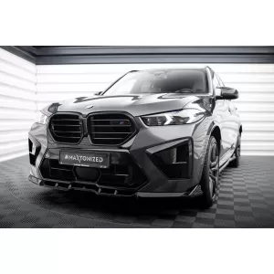 Maxton Design spoiler set suitable for side skirts, front, rear bumper and trunk of BMW X5 M F95 after 2023, Gloss Black-image-6348979