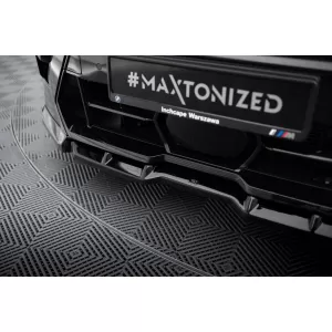 Maxton Design spoiler set suitable for side skirts, front, rear bumper and trunk of BMW X5 M F95 after 2023, Gloss Black-image-6348982