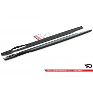 Maxton Design spoiler set suitable for side skirts, front, rear bumper and trunk of BMW X6 M F96 after 2023, Gloss Black-image-6348993