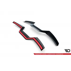 Maxton Design spoiler set suitable for side skirts, front, rear bumper and trunk of BMW X6 M F96 after 2023, Gloss Black-image-6348997