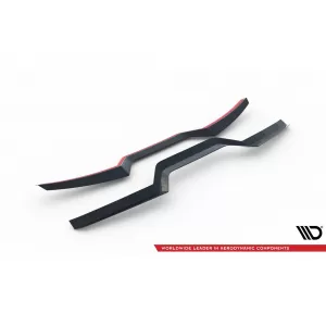 Maxton Design spoiler set suitable for side skirts, front, rear bumper and trunk of BMW X6 M F96 after 2023, Gloss Black-image-6348998