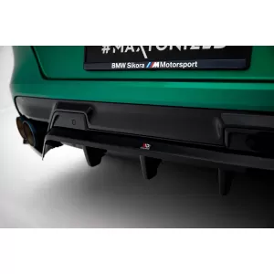 Maxton Design spoiler set suitable for side skirts, front, rear bumper and trunk of BMW X6 M F96 after 2023, Gloss Black-image-6349008