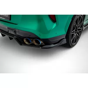 Maxton Design spoiler set suitable for side skirts, front, rear bumper and trunk of BMW X6 M F96 after 2023, Gloss Black-image-6349009
