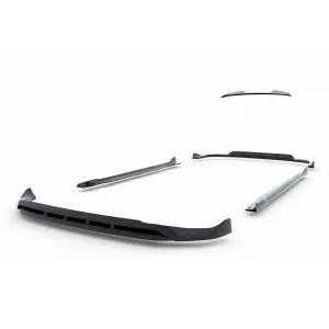 Maxton Design spoiler set suitable for side skirts, front, rear bumper and trunk of BMW X7 M-Pack G07 after 2022, Gloss Black-image-6349014
