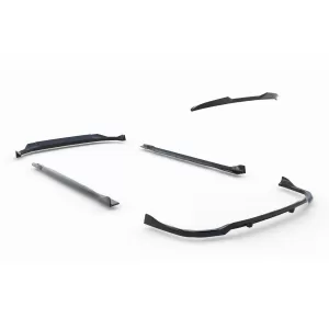 Maxton Design spoiler set suitable for side skirts, front, rear bumper and trunk of BMW X7 M-Pack G07 after 2022, Gloss Black-image-6349015