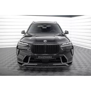 Maxton Design spoiler set suitable for side skirts, front, rear bumper and trunk of BMW X7 M-Pack G07 after 2022, Gloss Black-image-6349016
