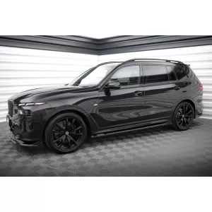 Maxton Design spoiler set suitable for side skirts, front, rear bumper and trunk of BMW X7 M-Pack G07 after 2022, Gloss Black-image-6349018