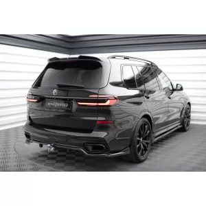 Maxton Design spoiler set suitable for side skirts, front, rear bumper and trunk of BMW X7 M-Pack G07 after 2022, Gloss Black-image-6349020