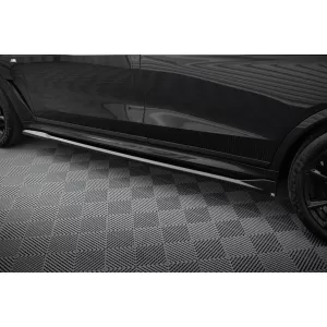 Maxton Design spoiler set suitable for side skirts, front, rear bumper and trunk of BMW X7 M-Pack G07 after 2022, Gloss Black-image-6349023