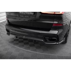 Maxton Design spoiler set suitable for side skirts, front, rear bumper and trunk of BMW X7 M-Pack G07 after 2022, Gloss Black-image-6349028