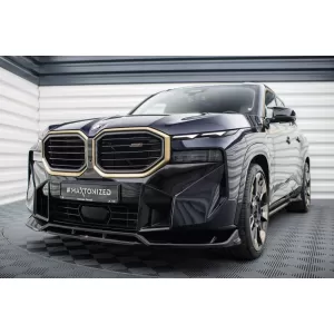 Maxton Design spoiler set suitable for side skirts, front, rear bumper and trunk of BMW XM G09 after 2022, Gloss Black-image-6349049