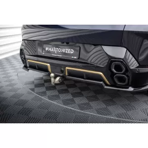 Maxton Design spoiler set suitable for side skirts, front, rear bumper and trunk of BMW XM G09 after 2022, Gloss Black-image-6349058