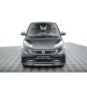 Maxton Design spoiler set suitable for side skirts, front, rear bumper and trunk of Brabus Smart Fortwo C451 2012-2014, Gloss Black-image-6349066