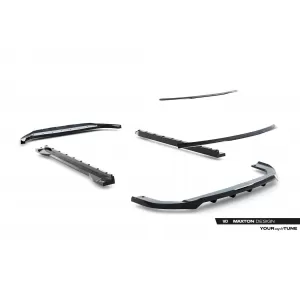 Maxton Design spoiler set suitable for side skirts, front, rear bumper and trunk of BYD Seal U after 2023, Gloss Black-image-6349080