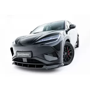 Maxton Design spoiler set suitable for side skirts, front, rear bumper and trunk of BYD Sealion 7 after 2024, Gloss Black-image-6349110