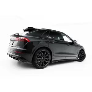 Set of Prepreg Carbon Fiber Splitters Maxton Design suitable for side skirts, front, rear bumper and trunk of Audi Q8 S-Line after 2023, 100% Carbon-image-6349141
