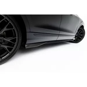 Set of Prepreg Carbon Fiber Splitters Maxton Design suitable for side skirts, front, rear bumper and trunk of Audi Q8 S-Line after 2023, 100% Carbon-image-6349144