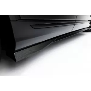 Set of Prepreg Carbon Fiber Splitters Maxton Design suitable for side skirts, front, rear bumper and trunk of Audi Q8 S-Line after 2023, 100% Carbon-image-6349146