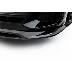 Set of Prepreg Carbon Fiber Splitters Maxton Design suitable for side skirts, front, rear bumper and trunk of Audi Q8 S-Line after 2023, 100% Carbon-image-6349150