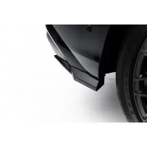 Set of Prepreg Carbon Fiber Splitters Maxton Design suitable for side skirts, front, rear bumper and trunk of Audi Q8 S-Line after 2023, 100% Carbon-image-6349154