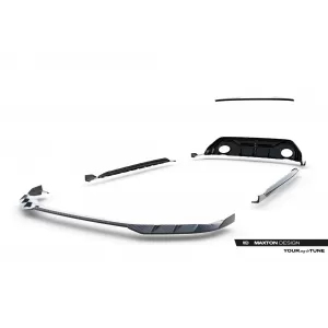 Set of Prepreg Carbon Fiber Splitters Maxton Design suitable for side skirts, front, rear bumper and trunk of Audi RS3 Sedan 8Y after 2024, 100% Carbon-image-6349167