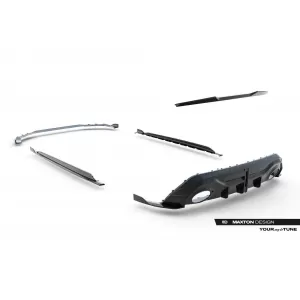 Set of Prepreg Carbon Fiber Splitters Maxton Design suitable for side skirts, front, rear bumper and trunk of Audi RS3 Sedan 8Y after 2024, 100% Carbon-image-6349168