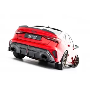 Set of Prepreg Carbon Fiber Splitters Maxton Design suitable for side skirts, front, rear bumper and trunk of Audi RS3 Sedan 8Y after 2024, 100% Carbon-image-6349177