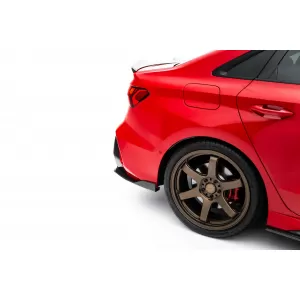 Set of Prepreg Carbon Fiber Splitters Maxton Design suitable for side skirts, front, rear bumper and trunk of Audi RS3 Sedan 8Y after 2024, 100% Carbon-image-6349198