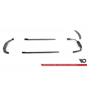 Set of Prepreg Carbon Fiber Splitters Maxton Design suitable for side skirts, front, rear bumper and trunk of Audi RS3 8Y Sportback 2020-2024, 100% Carbon-image-6349207