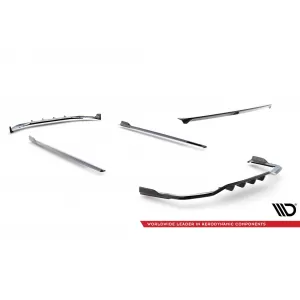 Set of Prepreg Carbon Fiber Splitters Maxton Design suitable for side skirts, front, rear bumper and trunk of Audi RS3 8Y Sportback 2020-2024, 100% Carbon-image-6349209