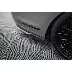Set of Prepreg Carbon Fiber Splitters Maxton Design suitable for side skirts, front, rear bumper and trunk of Audi RS3 8Y Sportback 2020-2024, 100% Carbon-image-6349222