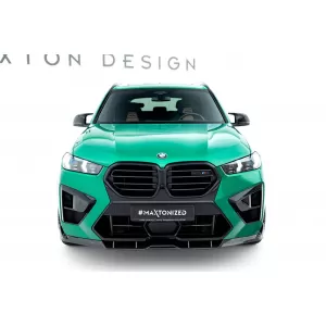 Set of Prepreg Carbon Fiber Splitters Maxton Design suitable for side skirts, front, rear bumper and trunk of BMW X5 M F95 after 2023, 100% Carbon-image-6349275