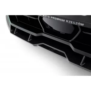 Set of Prepreg Carbon Fiber Splitters Maxton Design suitable for side skirts, front, rear bumper and trunk of BMW X5 M F95 after 2023, 100% Carbon-image-6349281