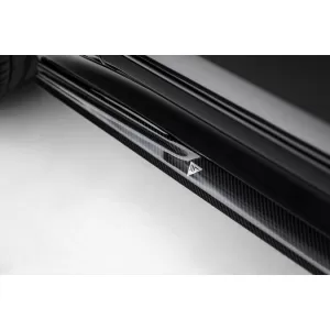 Set of Prepreg Carbon Fiber Splitters Maxton Design version 1 suitable for side skirts, front, rear bumper and trunk of BMW X7 M-Pack G07 after 2022, 100% Carbon-image-6349303
