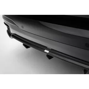 Set of Prepreg Carbon Fiber Splitters Maxton Design version 1 suitable for side skirts, front, rear bumper and trunk of BMW X7 M-Pack G07 after 2022, 100% Carbon-image-6349306