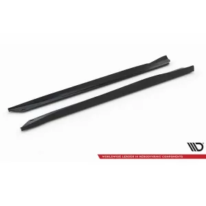 Maxton Design version 2 spoiler set suitable for side skirts, front, rear bumper and trunk of Chevrolet Camaro SS 2018-2023, Gloss Black-image-6349337