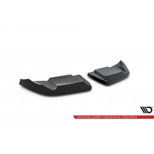 Maxton Design spoiler set suitable for side skirts, front and rear bumper of Chevrolet Corvette C6 2004-2013, Gloss Black-image-6349359