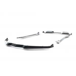 Maxton Design spoiler set suitable for side skirts, front, rear bumper and trunk of Chevrolet Corvette Stingray C7 2013-2019, Gloss Black-image-6349373
