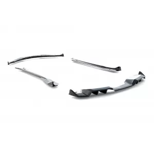Maxton Design spoiler set suitable for side skirts, front, rear bumper and trunk of Chevrolet Corvette Stingray C7 2013-2019, Gloss Black-image-6349374