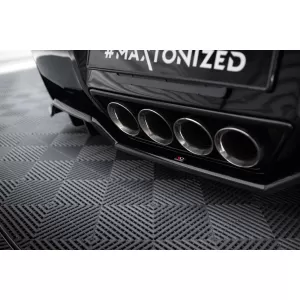 Maxton Design spoiler set suitable for side skirts, front, rear bumper and trunk of Chevrolet Corvette Stingray C7 2013-2019, Gloss Black-image-6349384