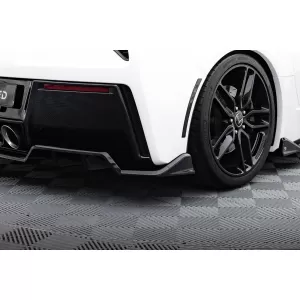 Maxton Design spoiler set suitable for side skirts, front, rear bumper and trunk of Chevrolet Corvette Stingray C7 2013-2019, Gloss Black-image-6349385