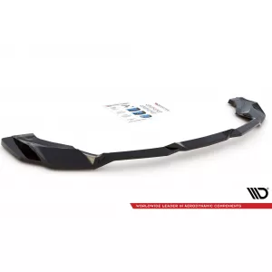 Maxton Design spoiler set suitable for side skirts, front and rear bumper of Chevrolet Corvette C8 after 2020, Gloss Black-image-6349410