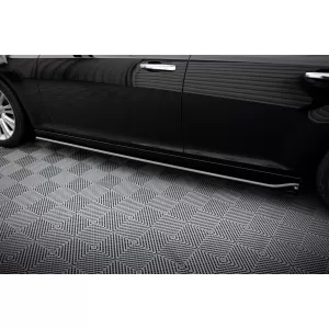 Maxton Design spoiler set suitable for side skirts, front, rear bumper and trunk of Chrysler 300 2011-2014, Gloss Black-image-6349431