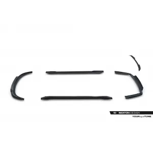 Maxton Design spoiler set suitable for side skirts, front, rear bumper and trunk of Chrysler Pacifica 2016-2020, Gloss Black-image-6349440