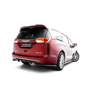 Maxton Design spoiler set suitable for side skirts, front, rear bumper and trunk of Chrysler Pacifica 2016-2020, Gloss Black-image-6349448